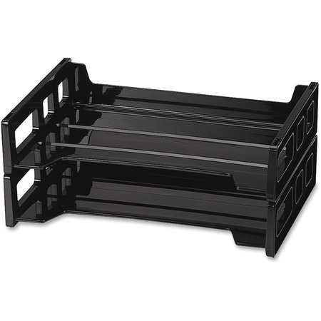 OFFICEMATE TRAY, LTR, SIDELOAD, BK, 2PK OIC21022